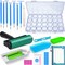 70 PCS 5D Diamond Painting Tools Kit with Embroidery Box and Roller